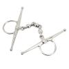 Horse Mouth Bit, Full-Cheek Snaffle with Ball Chain, 135 mm Stainless Steel view 4
