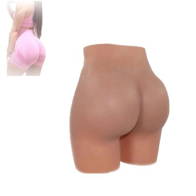 SooYUR Realistic Silicone Padded Underwear with Butt Lift, Open Crotch, Artificial Hips, 1.6 cm Thickness, Color 2