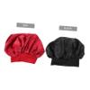 IWOWHERO 2-Pack Elastic Sleep Caps with Wide Hairbands, Silky Soft Hair Caps for Women view 3