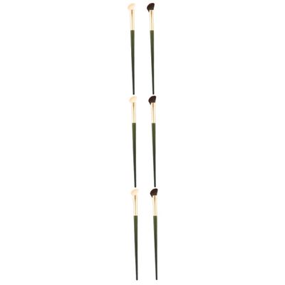 Healeved 6-Piece Nose Contour Brush Set, Portable Makeup Brushes for Precise Nose Contouring, Shading and Highlighting