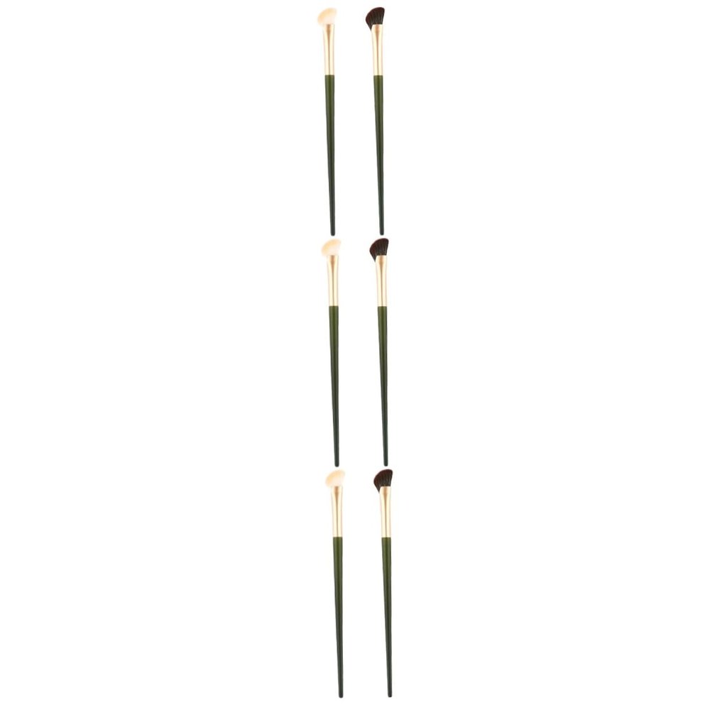 Healeved 6-Piece Nose Contour Brush Set, Portable Makeup Brushes for Precise Nose Contouring, Shading and Highlighting