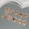 Aurora Handmade Press-On Nails, Small White Look, Short Nail Patch, Artificial Nails, 10 Pieces (Size: XS) view 1