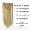 120 g Human Hair Clip-In Extensions, P8/613 Balayage view 2