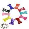 Pet Hair Clips, Bone Shape, Non-Slip, Metal Hair Accessories view 1