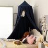WENFEN Dome Mosquito Net Bed Canopy, Navy Blue view 1