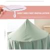 WENFEN Dome Mosquito Net Bed Canopy, Navy Blue view 3