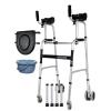 J Star of Light Folding Rollator, Height-Adjustable, Aluminum view 1