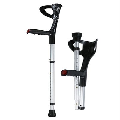 Star Folding Elbow Crutch with Soft Grip, 10-Position Height Adjustment