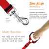 Adjustable Pet Safety Harness with Car Seat Belt Leash, Black view 2