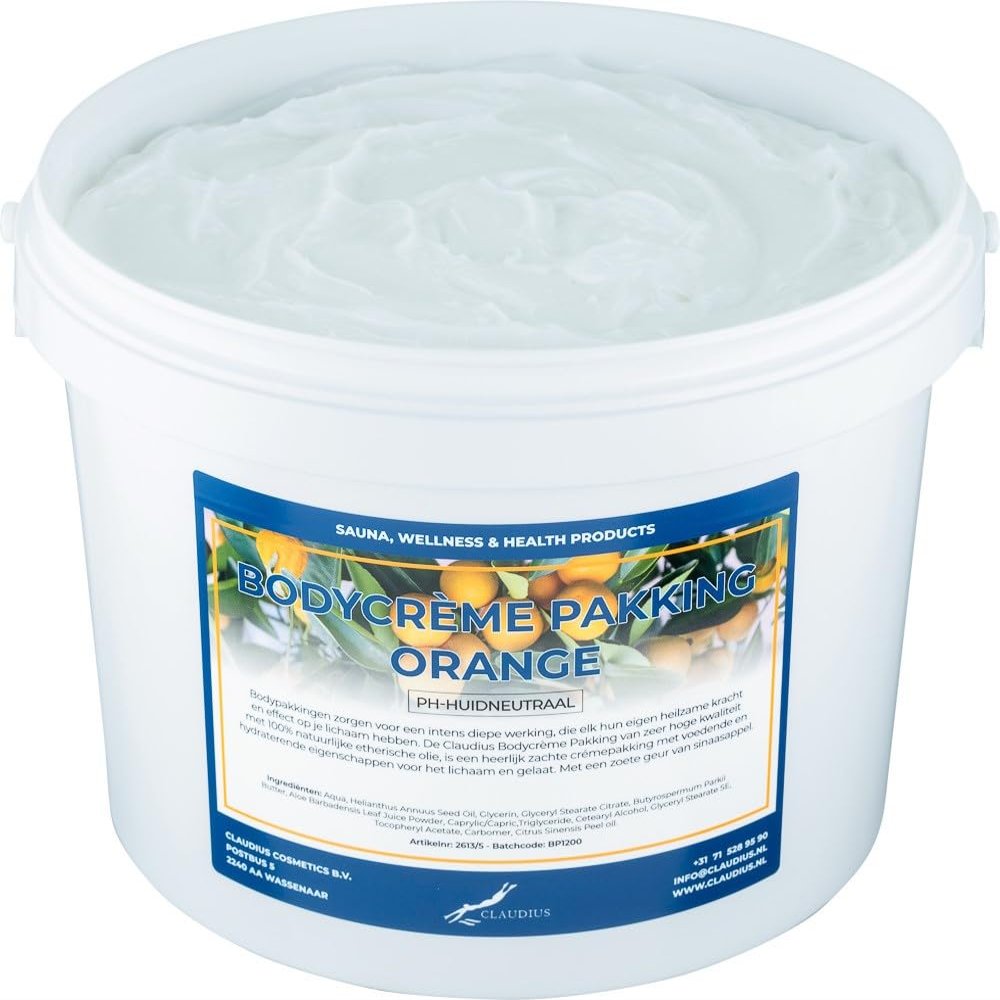 Orange Body Wrap Cream, 2.5 L