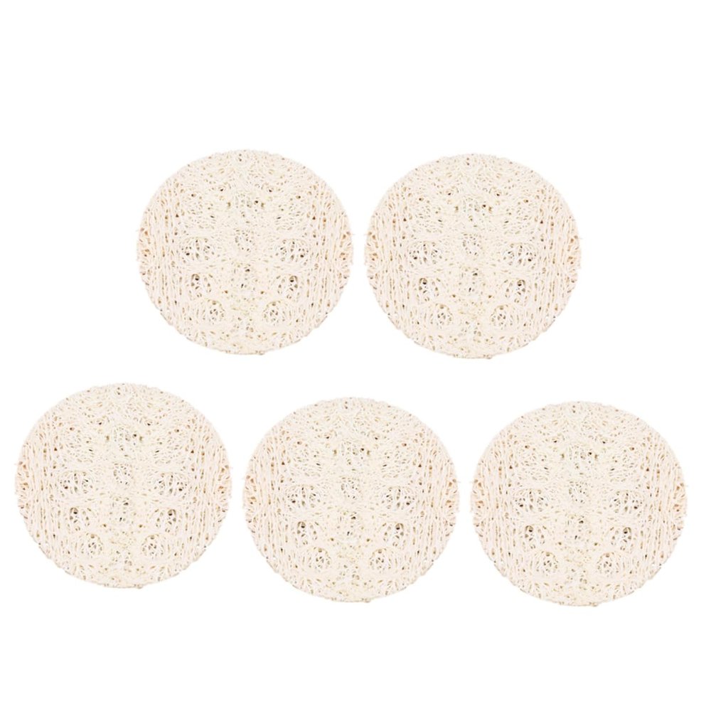 Natural Beige Loofah Sponges for Women and Men