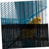 Yardwe 2-Piece Bird Cage Protective Net, Breathable and Elastic, Adjustable Design for Floors and Handling, Suitable for Parrot and Small Animal Cages view 4