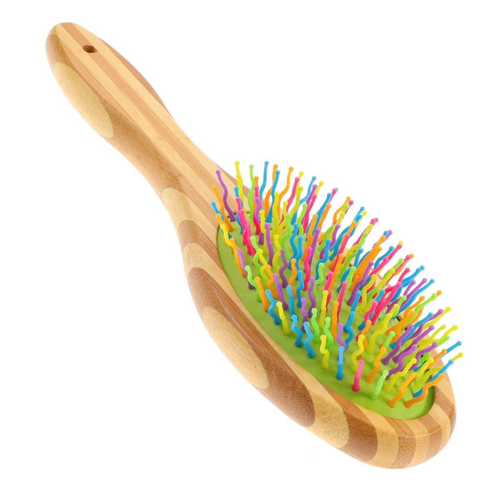 Happyyami Dog Grooming Comb with Curved Wave Pins