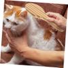 Happyyami Dog Grooming Comb with Curved Wave Pins view 2
