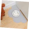INOOMP 3-Piece Pet Feeding Mat, Food-Grade Silicone, Non-Slip, Cute Cloud Design, Protects Against Messes, for Dogs and Cats, Light Gray view 2