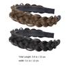 FRCOLOR 6-Piece Braided Headbands for Women, Synthetic Hair, Natural Colors view 2
