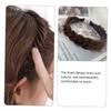 FRCOLOR 6-Piece Braided Headbands for Women, Synthetic Hair, Natural Colors view 3