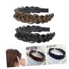 FRCOLOR 6-Piece Braided Headbands for Women, Synthetic Hair, Natural Colors view 4