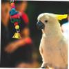 Yardwe Parrot Toy Set: Hanging Toy, Climbing Ladder, Perch, Swing and Balls for Parrots, Budgies and Cage Birds view 2