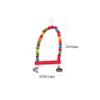 Yardwe Parrot Toy Set: Hanging Toy, Climbing Ladder, Perch, Swing and Balls for Parrots, Budgies and Cage Birds view 4