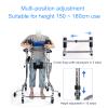 Lightweight Rollator for Seniors with Seat view 2