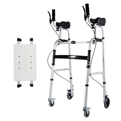 Senior Foldable Rollator Walker, Upright Walking Aid, B Star of Light