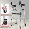 Senior Foldable Rollator Walker, Upright Walking Aid, B Star of Light view 2