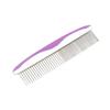 2-Piece Stainless Steel Pet Grooming Comb Set with Rounded Heads view 1
