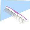 2-Piece Stainless Steel Pet Grooming Comb Set with Rounded Heads view 3