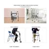 Folding Aluminum Walker with Armrest, Wheel, and Seat for Seniors view 4