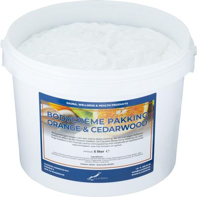 Sweet Orange & Cedarwood Body Wrap Cream – 5 Liters
