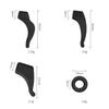 KONTONTY Silicone Non-Slip Eyeglass Ear Pads, Soft Ear Hooks, Gray view 2