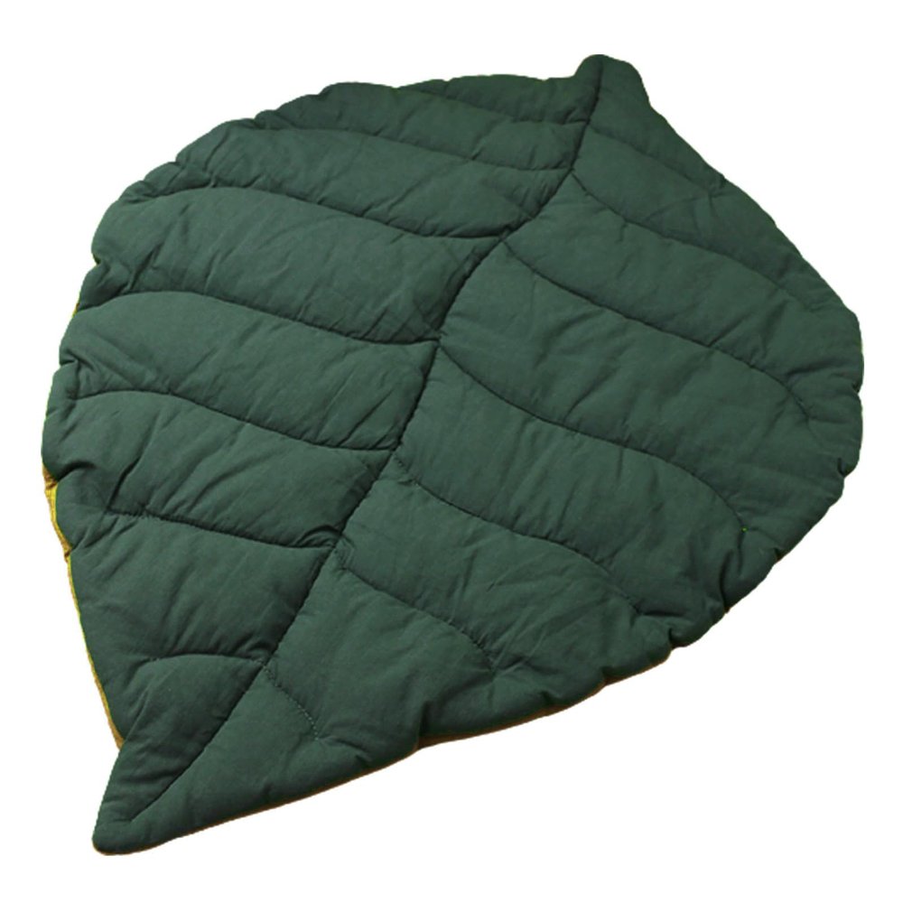 BAYORE Cotton Baby Play Mat with Leaf Design