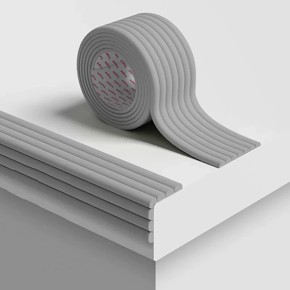 Table Edge Protector for Children, Corner and Edge Guard, 2 m, Gray
