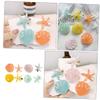 FRCOLOR 24-Piece Set of Cute Shell Hairpins for Girls in Yellow, Green, Pink and Orange view 4