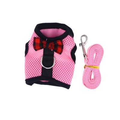 BESPORTBLE Mesh Pet Harness with Leash for Small Animals