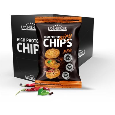 Layenberger High Protein Airy Chips BBQ (5 x 75 g)