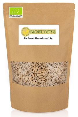 Organic Shelled Sunflower Seeds, 1 kg