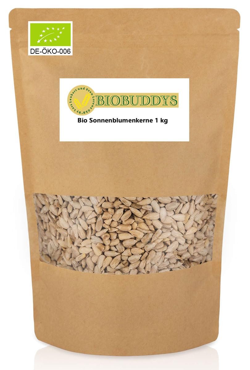 Organic Shelled Sunflower Seeds, 1 kg