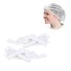 Disposable Nonwoven Caps, 100 White Folded Caps view 4