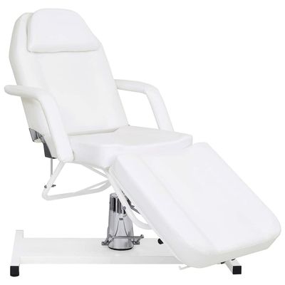 Tidyard Massage Table White 180x62x(87-112) cm
