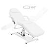 Tidyard Massage Table White 180x62x(87-112) cm view 2