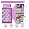 DUnLap Acupressure Massage Pillow, Only Pillow - Purple view 2