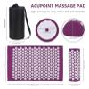 DUnLap Acupressure Massage Pillow, Only Pillow - Purple view 4