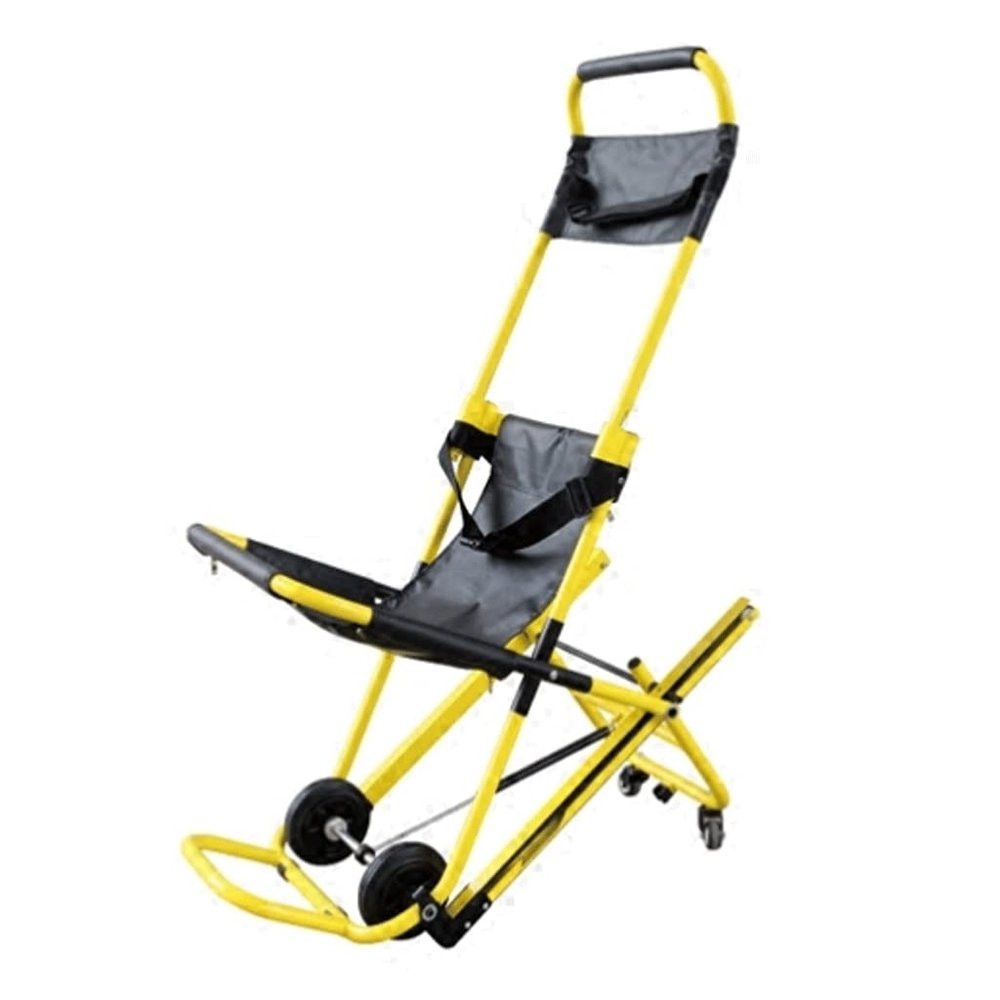 wanghaiyanBD Aluminum Alloy Stair Chair, Heavy-Duty Emergency Evacuation Chair, Single-Person Operation, Portable Medical Transport Chair