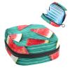 RODAILY CAY Women's Menstrual Pad Storage Bag, Large Capacity, Leaf Forest, Multicolor, 12 x 17 x 17 cm view 1