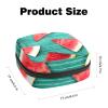 RODAILY CAY Women's Menstrual Pad Storage Bag, Large Capacity, Leaf Forest, Multicolor, 12 x 17 x 17 cm view 2