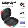 RODAILY CAY Women's Menstrual Pad Storage Bag, Large Capacity, Leaf Forest, Multicolor, 12 x 17 x 17 cm view 4