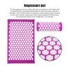 DUnLap Acupressure Massage Mat and Pillow, Gray Pillow view 2