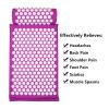 DUnLap Acupressure Massage Mat and Pillow, Gray Pillow view 3